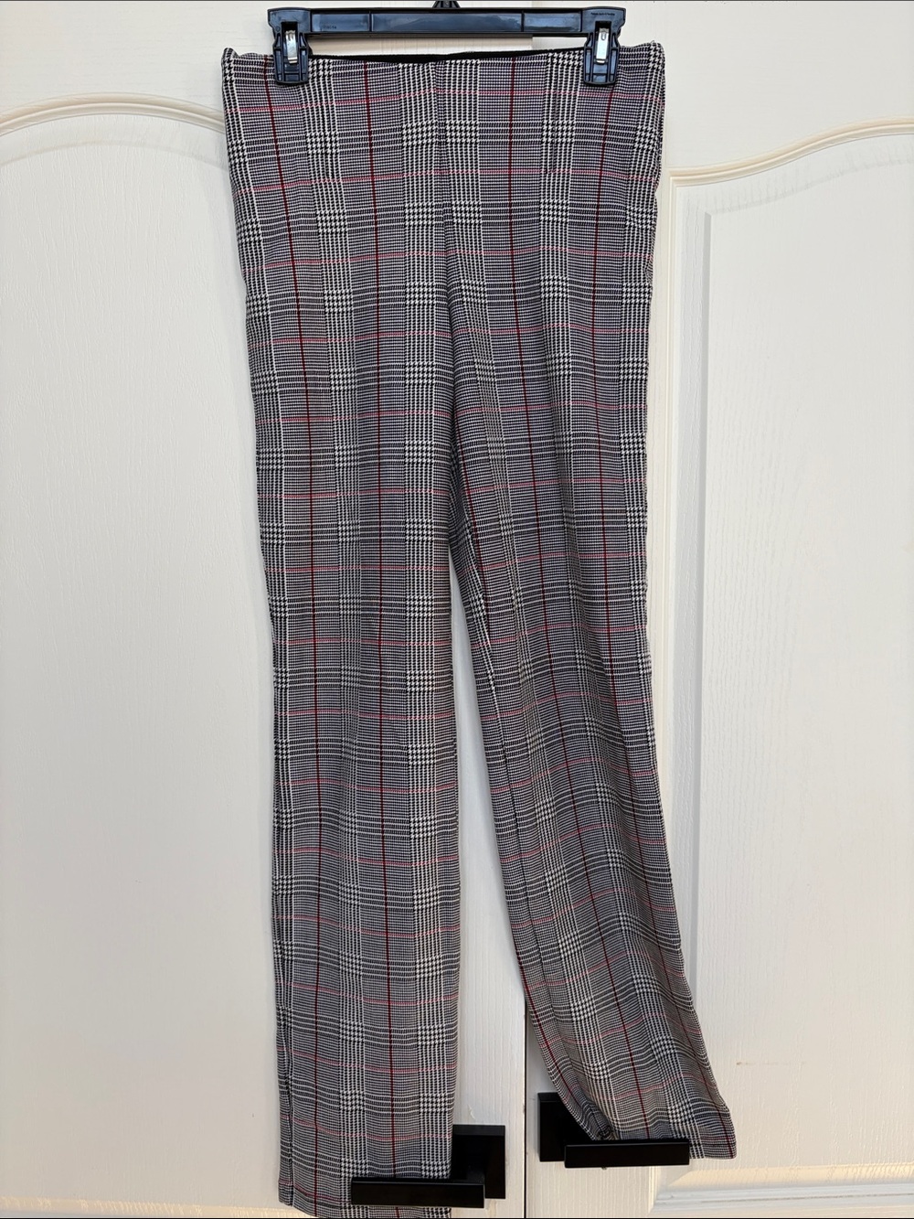 Levi's Plaid Gray Pants with Red Windowpane